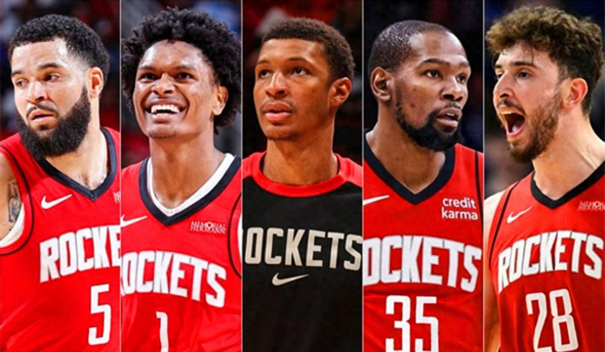 火箭队新五虎齐获A评分,勇士队A-、湖人队B,美媒公布新赛季首发点评